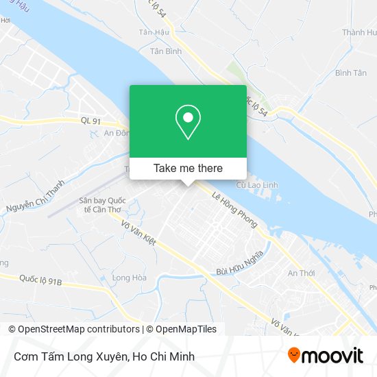 Cơm Tấm Long Xuyên map