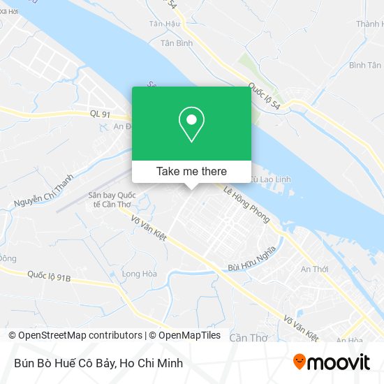 Bún Bò Huế Cô Bảy map