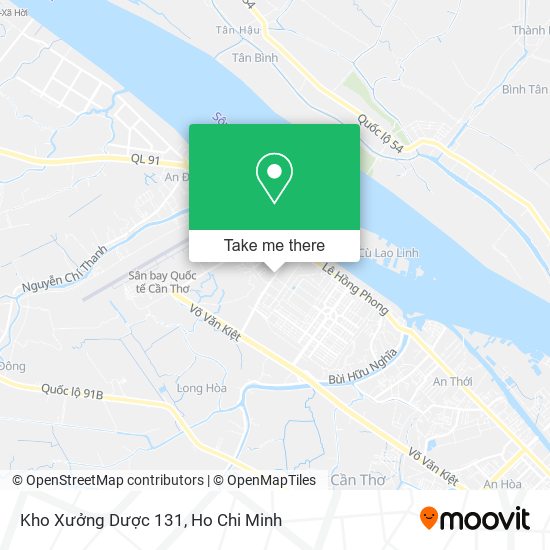 Kho Xưởng Dược 131 map