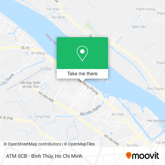 ATM SCB - Bình Thủy map