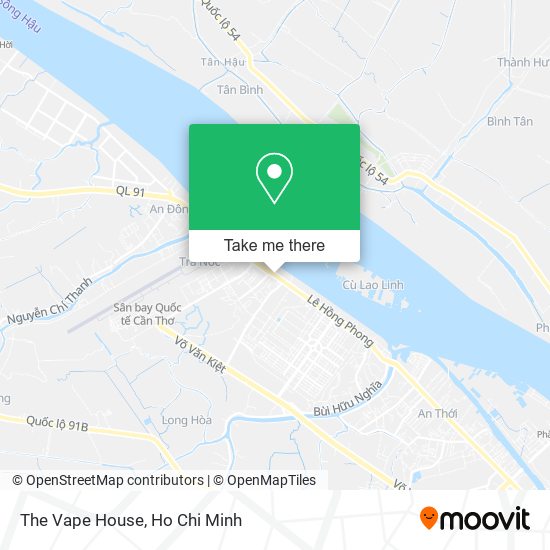 The Vape House map
