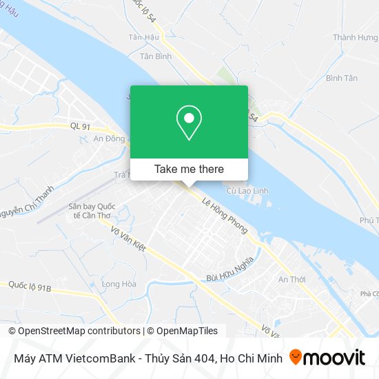 Máy ATM VietcomBank - Thủy Sản 404 map