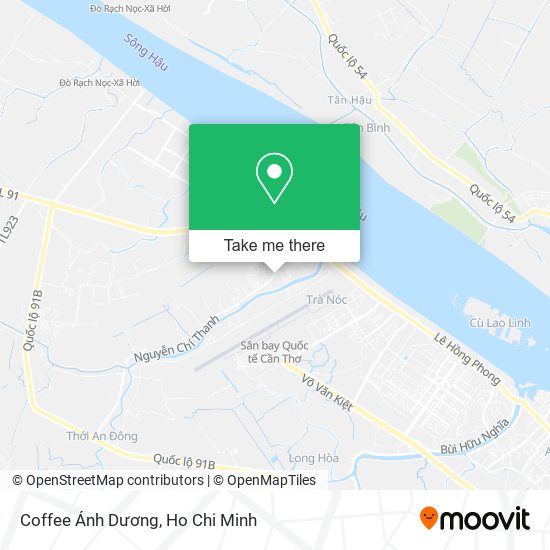 Coffee Ánh Dương map