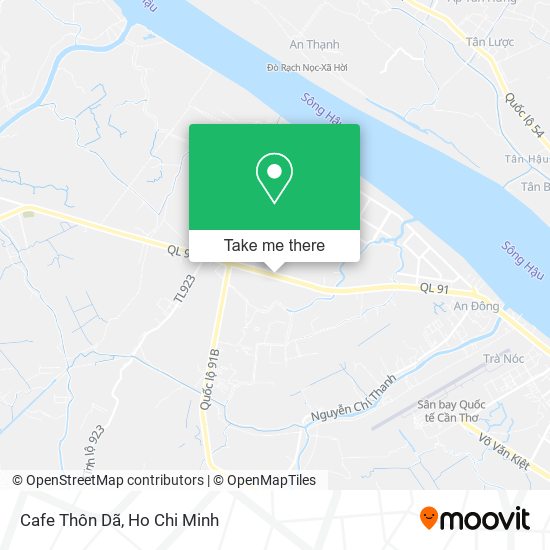 Cafe Thôn Dã map