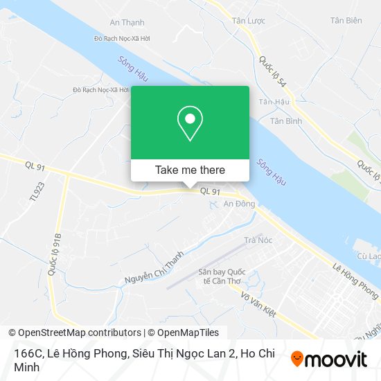 166C, Lê Hồng Phong, Siêu Thị Ngọc Lan 2 map