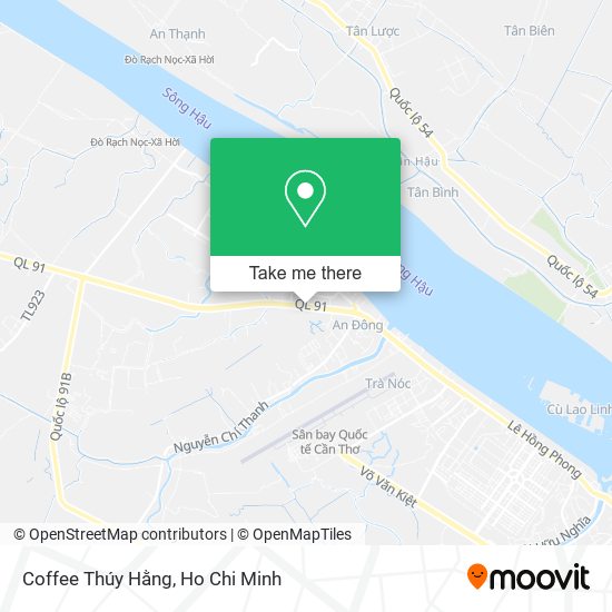 Coffee Thúy Hằng map