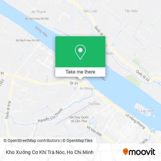Kho Xưởng Cơ Khí Trà Nóc map