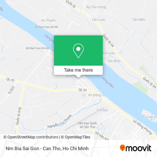 Nm Bia Sai Gon - Can Tho map