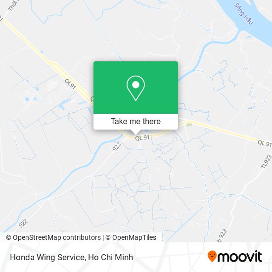 Honda Wing Service map