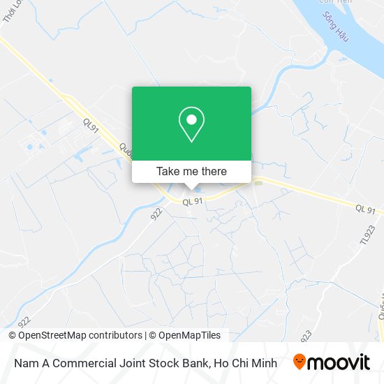 Nam A Commercial Joint Stock Bank map