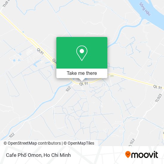 Cafe Phố Omon map