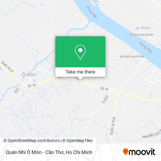 Quán Nhi Ô Môn - Cần Thơ map