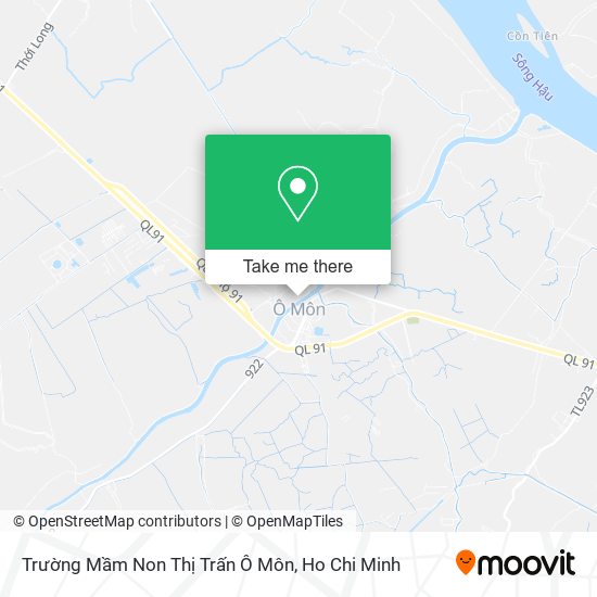 Trường Mầm Non Thị Trấn Ô Môn map