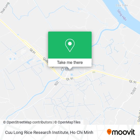 Cuu Long Rice Research Institute map