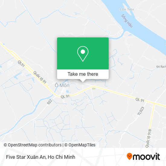 Five Star Xuân An map