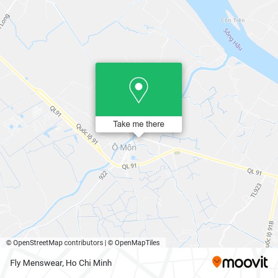 Fly Menswear map