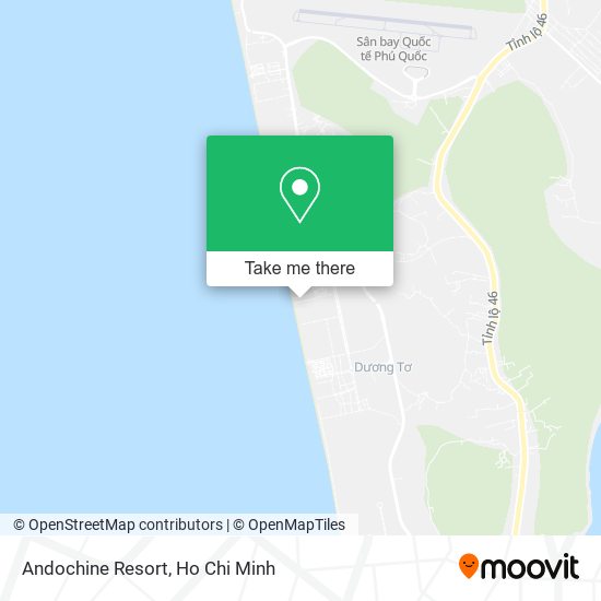 Andochine Resort map