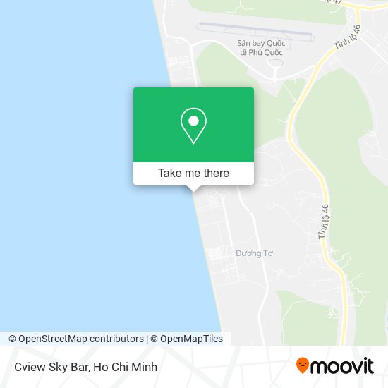 Cview Sky Bar map