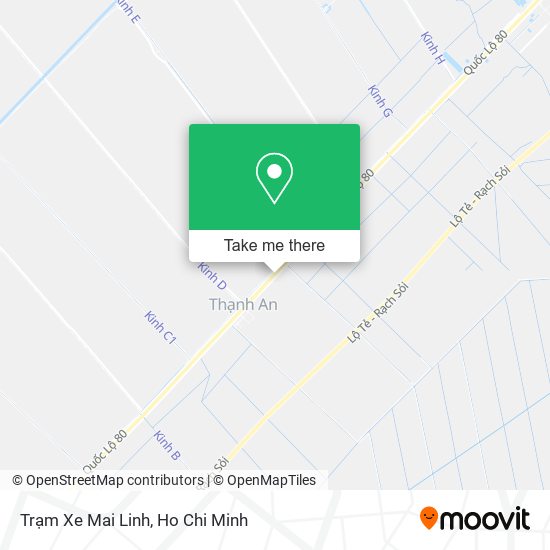 Trạm Xe Mai Linh map