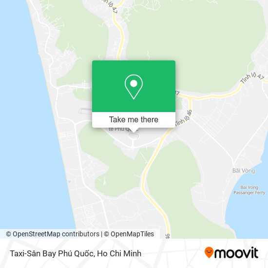 Taxi-Sân Bay Phú Quốc map