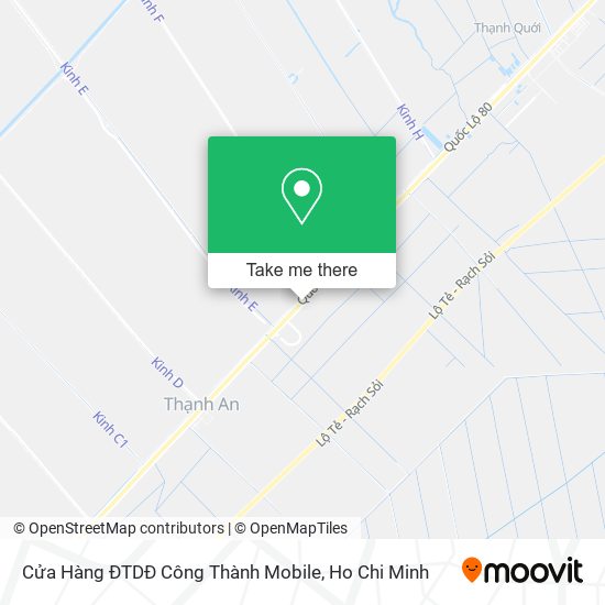 Cửa Hàng ĐTDĐ Công Thành Mobile map