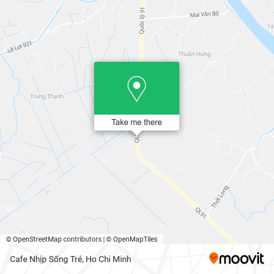 Cafe Nhịp Sống Trẻ map