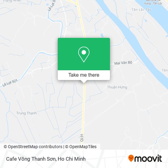 Cafe Võng Thanh Sơn map