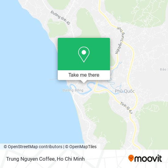 Trung Nguyen Coffee map