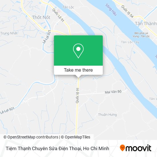 Tiệm Thạnh Chuyên Sửa Điện Thoại map