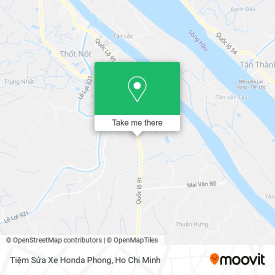 Tiệm Sửa Xe Honda Phong map