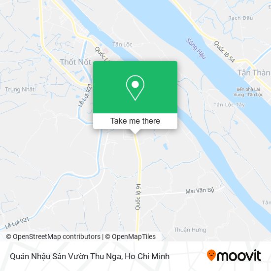 Quán Nhậu Sân Vườn Thu Nga map