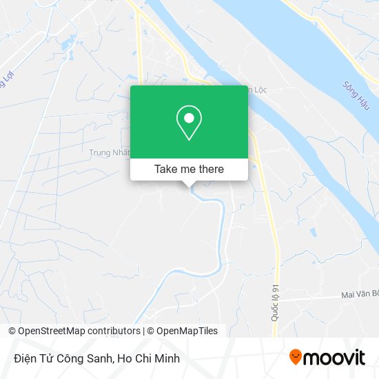 Điện Tử Công Sanh map
