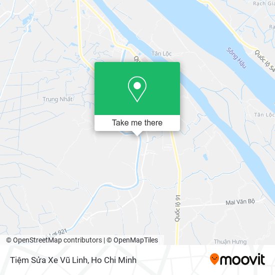 Tiệm Sửa Xe Vũ Linh map