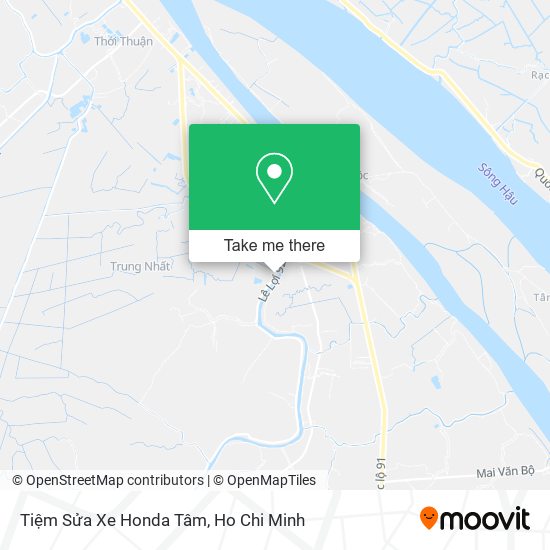 Tiệm Sửa Xe Honda Tâm map