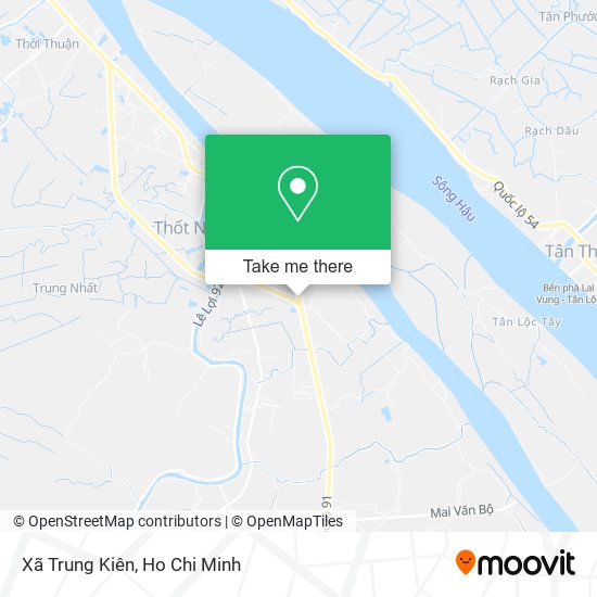 Xã Trung Kiên map