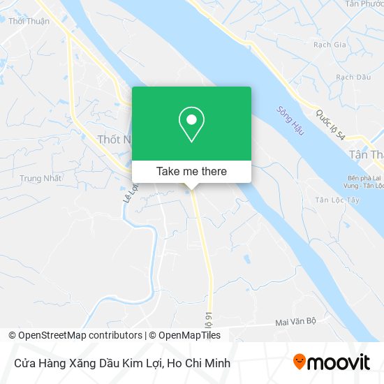 Cửa Hàng Xăng Dầu Kim Lợi map