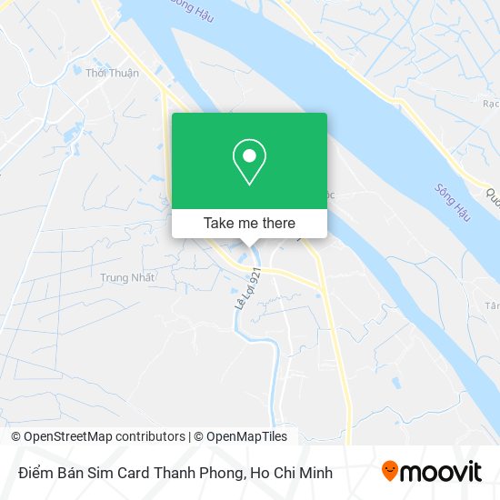 Điểm Bán Sim Card Thanh Phong map