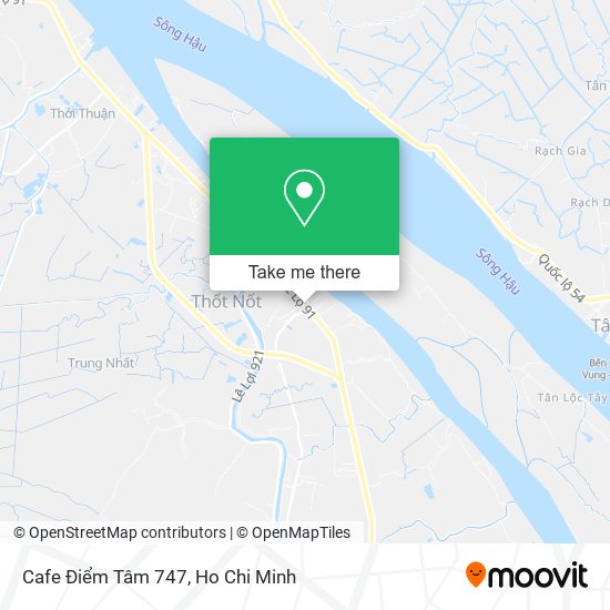 Cafe Điểm Tâm 747 map