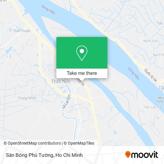 Sân Bóng Phú Tường map