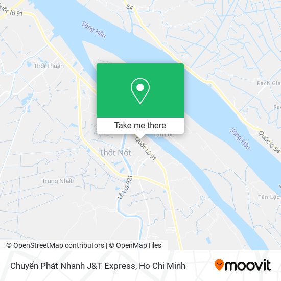 Chuyển Phát Nhanh J&T Express map