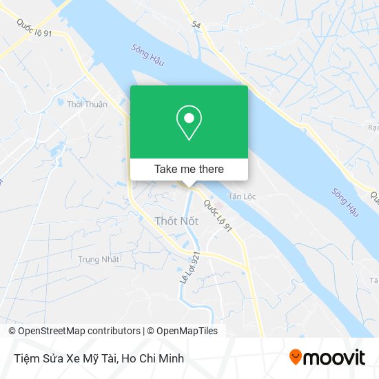 Tiệm Sửa Xe Mỹ Tài map