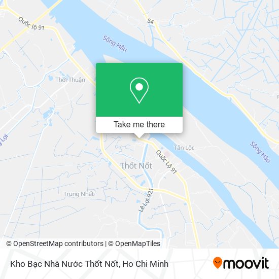 Kho Bạc Nhà Nước Thốt Nốt map