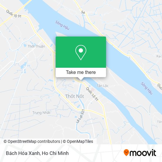 Bách Hóa Xanh map