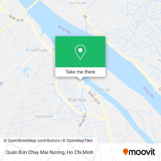 Quán Bún Chay Mai Nương map