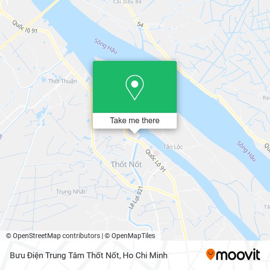 Bưu Điện Trung Tâm Thốt Nốt map