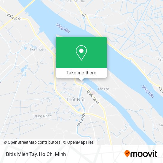 Bitis Mien Tay map