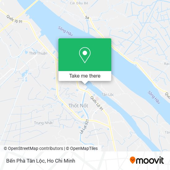 Bến Phà Tân Lộc map