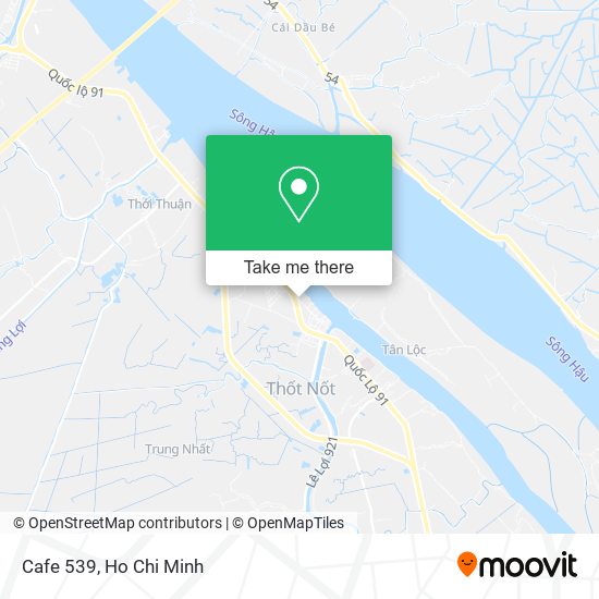 Cafe 539 map