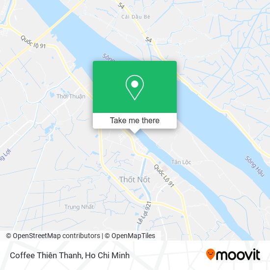 Coffee Thiên Thanh map