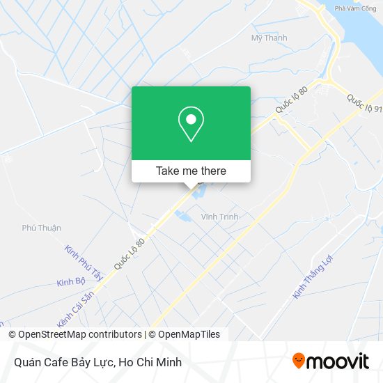 Quán Cafe Bảy Lực map